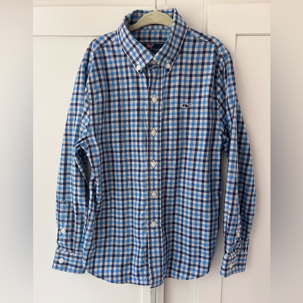 Vineyard Vines Whale Button Down Size 6